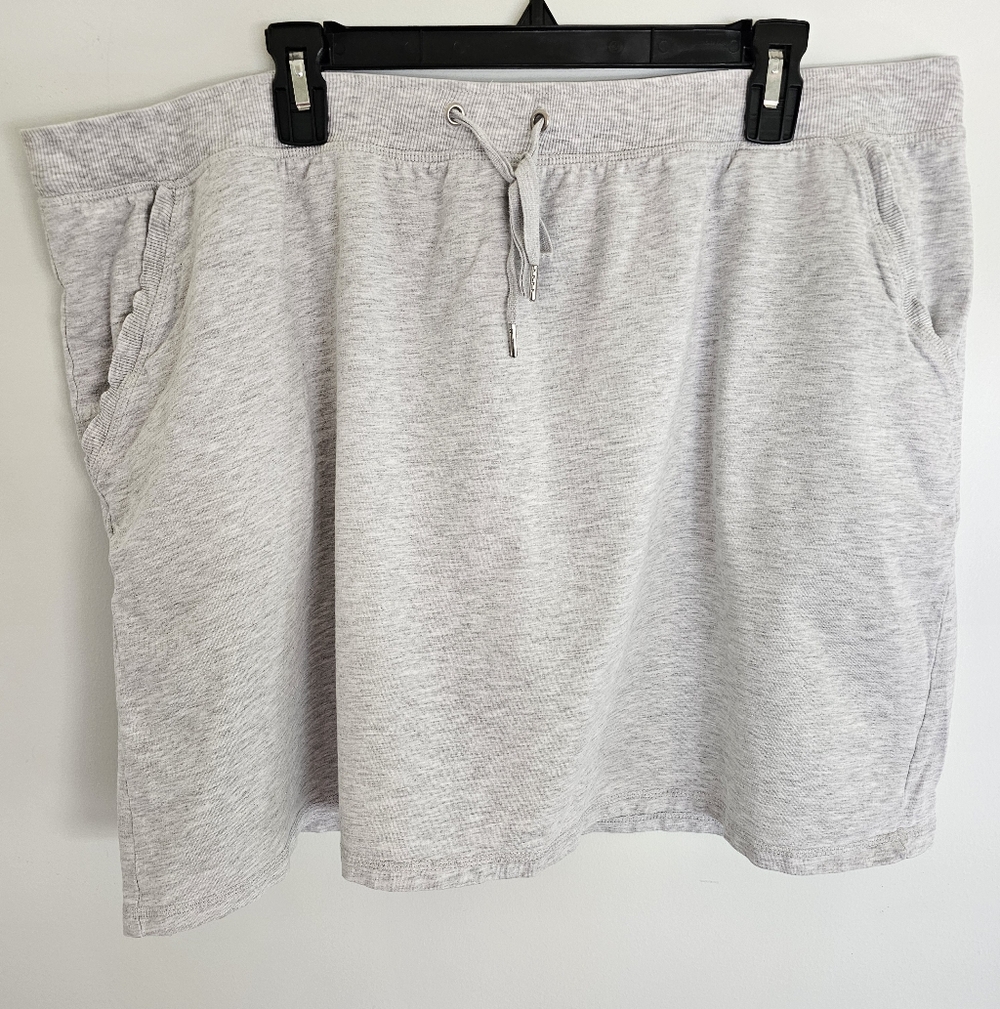 Light Gray Casual Skorts